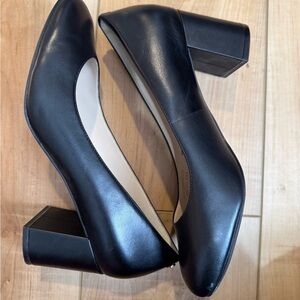 Cole Haan Go-To Linden Block Heel Pump- black 8.5, like new and in box
